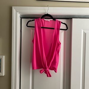 Hot pink tank